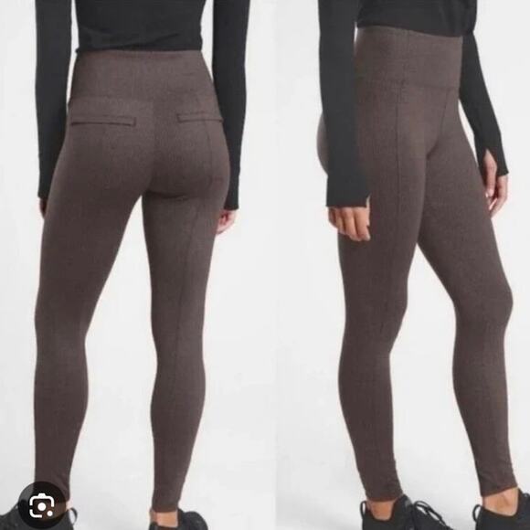 Athleta Delancey Houndstooth Legging Tight Size Medium - Picture 1 of 9